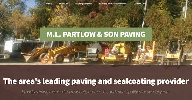 ML Partlow Home Page